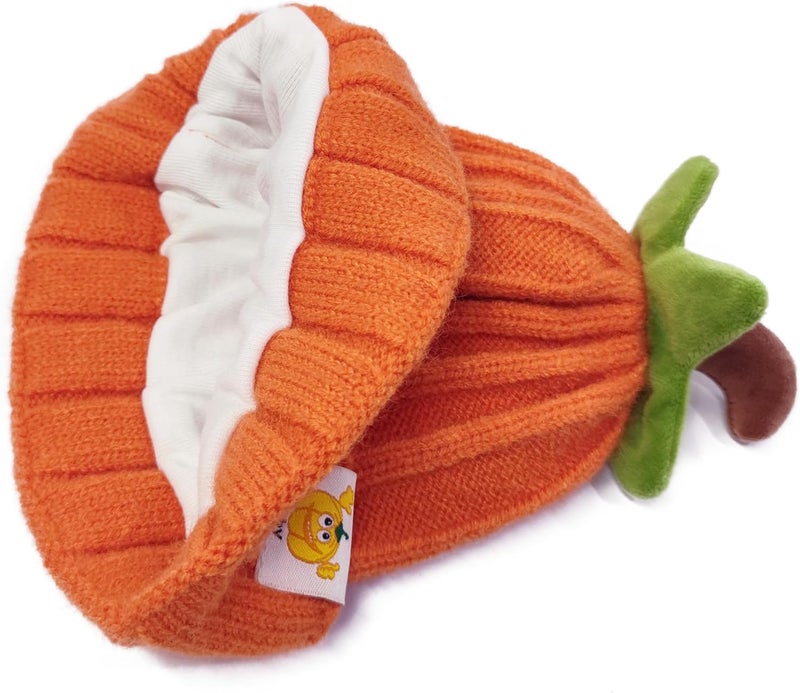 Molodo Winter Thick Knitted Beanie Hat for Infant Kids Toddler Boys Girls Soft Warm Cute Christmas Pumpkin Cap - Image 5